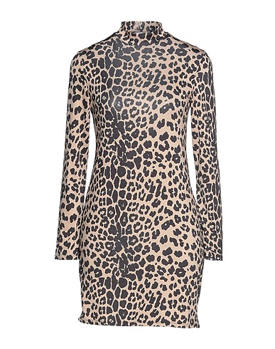 ODI ET AMO Sheath dress Beige 96% Polyester, 4% Elastane