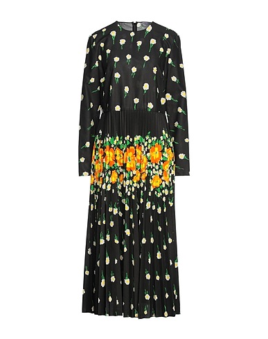 REDValentino Midi dress Black 58% Cotton, 42% Polyester