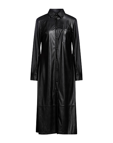 PINKO Midi dress Black 100% Polyester, Polyurethane