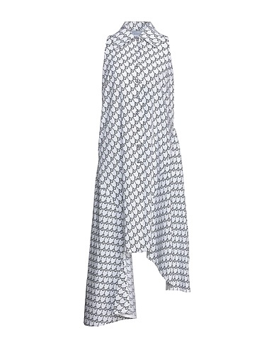 LIYA Midi dress White 55% Cotton, 45% Polyester