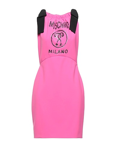 MOSCHINO Sheath dress Pink 89% Polyester, 11% Polyurethane