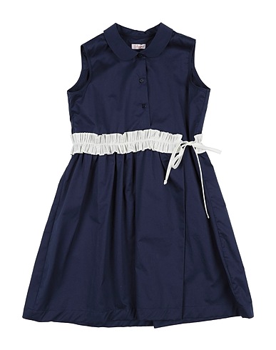 IL GUFO Dress Midnight blue 97% Cotton, 3% Elastane