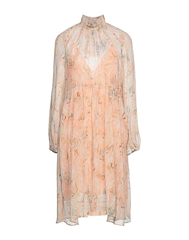 FORTE_FORTE Midi dress Light pink 100% Silk