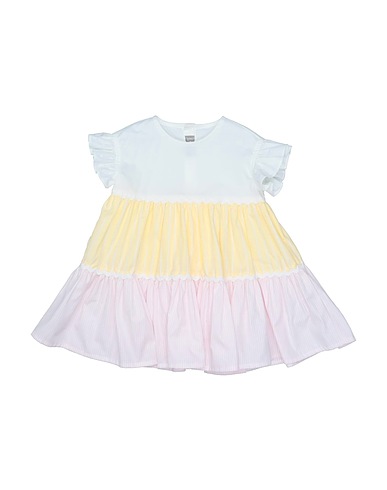 IL GUFO Vestido para bebé  White 97% Cotton, 3% Elastane