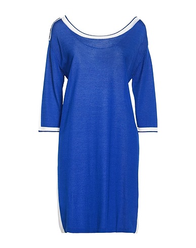 JEI'S by LETIZIA DENARO Vestito corto Blu china 80% Rayon, 10% Seta, 10% Poliammide