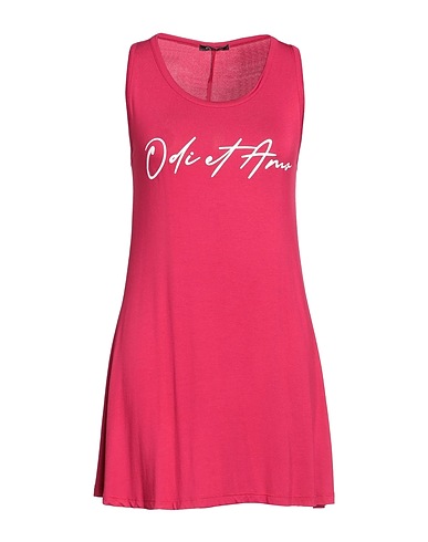 ODI ET AMO Short dress Garnet 100% Cotton