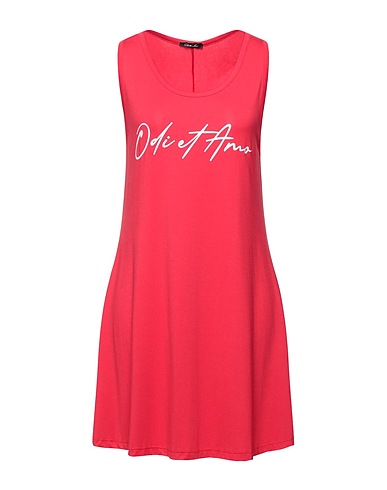 ODI ET AMO Short dress Red 100% Cotton