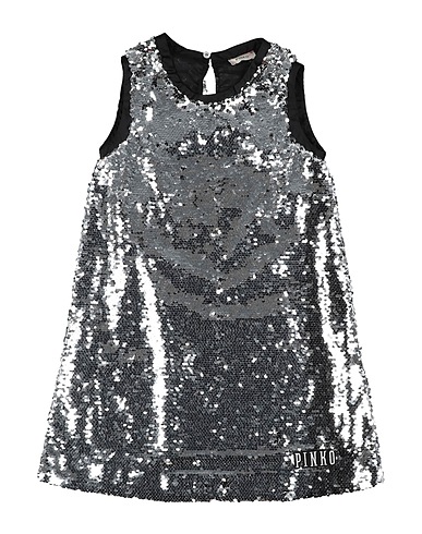 PINKO UP Dress Silver 100% Polyester