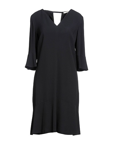 SEVENTY VENEZIA Short dress Black 70% Acetate, 30% Viscose