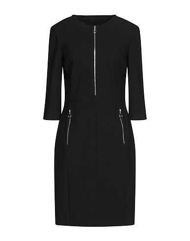 MARC AUREL Short dress Black 63% Polyester, 31% Viscose, 6% Elastane