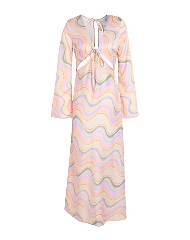 TOPSHOP Long dress Apricot 100% Polyester