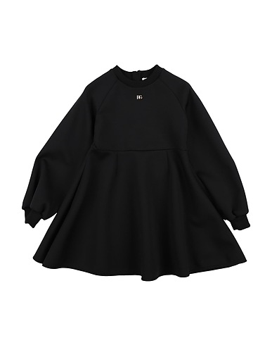 DOLCE&GABBANA Vestito Nero 100% Poliestere, Cotone, Elastan