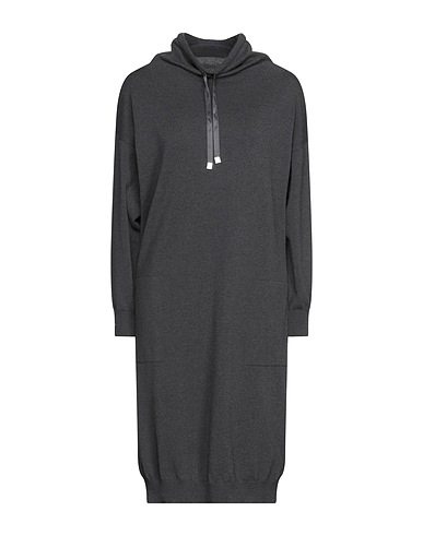 PESERICO Short dress Lead 70% Virgin Wool, 20% Silk, 10% Cashmere