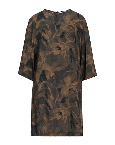 GRIFONI Minivestido Caqui 100% Viscosa