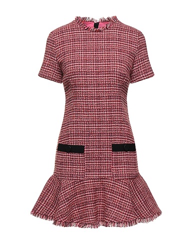 PINKO Short dress Pink 50% Cotton, 16% Acrylic, 16% Polyester, 10% Wool, 8% Viscose