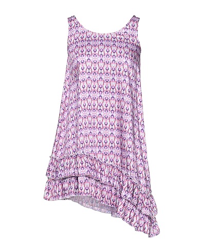 JIJIL Short dress Lilac 74% Polyester, 26% Metallic Polyester