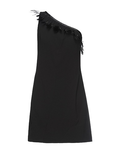 JIJIL One-shoulder dress Black 89% Polyester, 11% Elastane