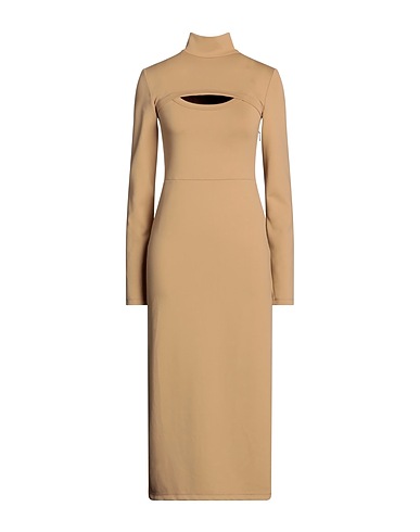 AMBUSH Midi dress Camel 90% Polyamide, 10% Elastane