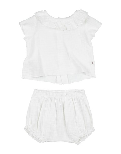 TEDDY & MINOU Baby co-ord  White 100% Cotton