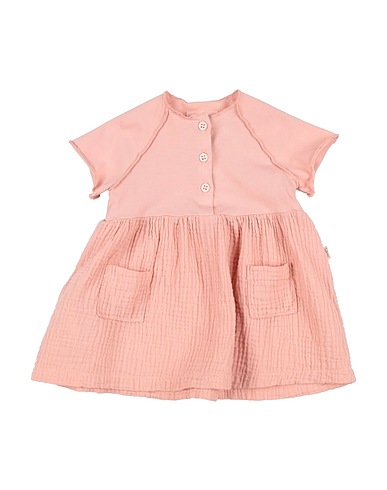 TEDDY & MINOU Vestito Baby  Rosa 100% Cotone