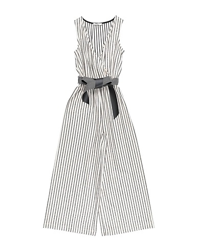LIU •JO Kids’ jumpsuit Ivory 90% Viscose, 8% Polyester, 2% Elastane