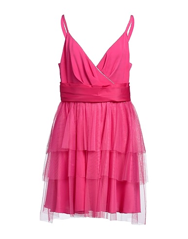 LIU •JO Short dress Fuchsia 100% Polyamide, Polyester