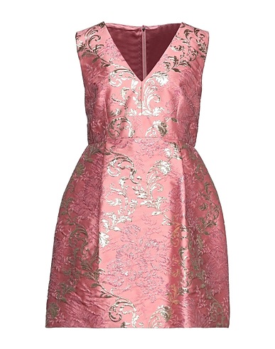 DOLCE&GABBANA Short dress Pink 62% Polyester, 16% Metallic Polyester, 15% Silk, 7% Polyamide