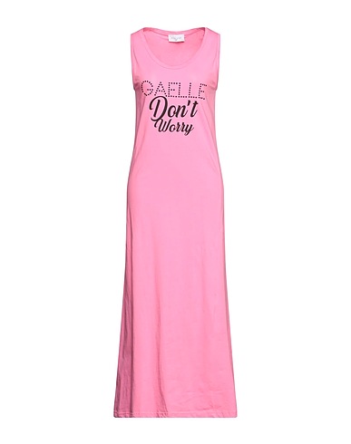 GAëLLE Paris Vestito lungo Fucsia 100% Cotone