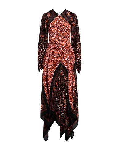 ALTUZARRA Langes Kleid Schwarz 100% Seide