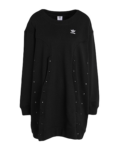 ADIDAS ORIGINALS Short dress SWEATER DRESS
 Black 100% Cotton