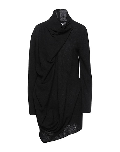 UN-NAMABLE Short dress Black 100% Virgin Wool