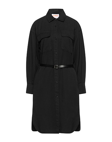 SUN 68 Midi dress Black 65% Tencel™, 35% Cotton