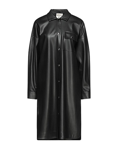 SEMICOUTURE Midi dress Black 100% Polyurethane, Polyester