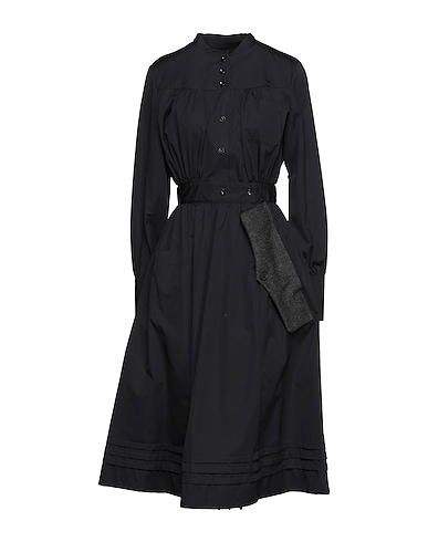MAISON MARGIELA Midi dress Midnight blue 100% Cotton, Wool