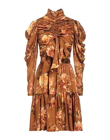 ZIMMERMANN Short dress Brown 100% Silk