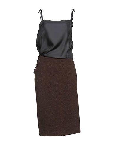 MAISON MARGIELA Midi dress Midnight blue 100% Wool, Silk