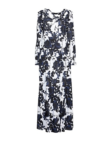 LOVE MOSCHINO Long dress Midnight blue 100% Viscose