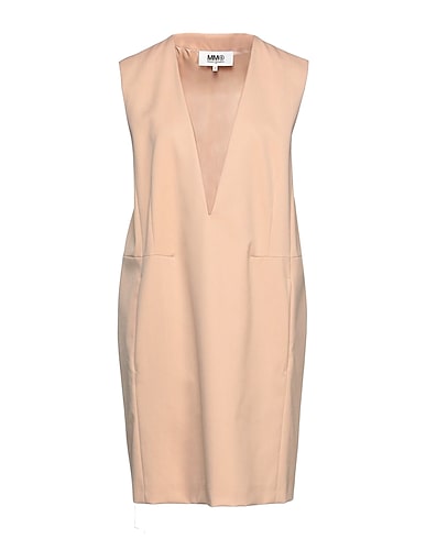 MM6 MAISON MARGIELA Sheath dress Blush 54% Polyester, 44% Virgin Wool, 2% Elastane