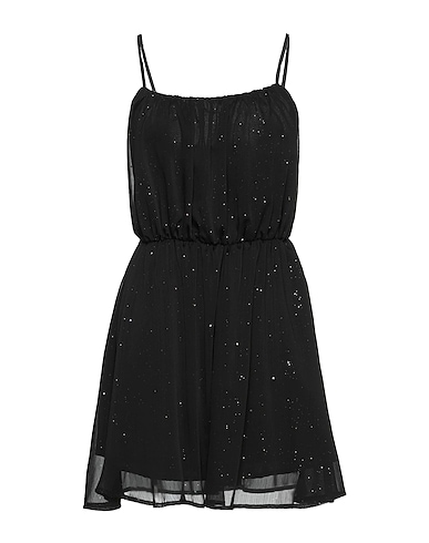 VICOLO Robe courte Noir 100% Polyester
