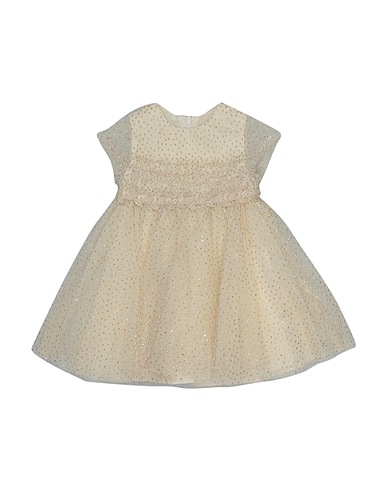 TARTINE ET CHOCOLAT Vestido para bebé  Beige 100% Polyamide, Metallic fiber