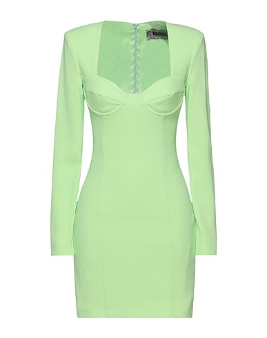 PATRIZIA PEPE SERA Tubino Verde lime 64% Acetato, 36% Viscosa
