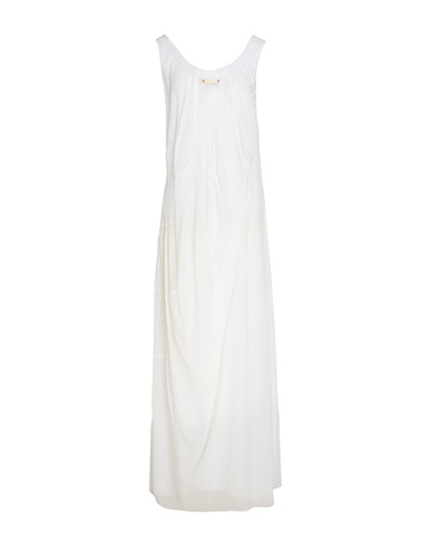 MAISON MARGIELA Long dress Ivory 88% Silk, 12% Elastane, Acetate, Polyamide