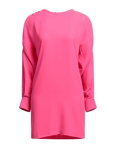 SUOLI Vestito corto Fucsia 92% Poliestere, 8% Elastan