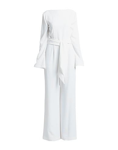 GALVAN  London Jumpsuits and Overalls ESCAPE White 100% Polyester