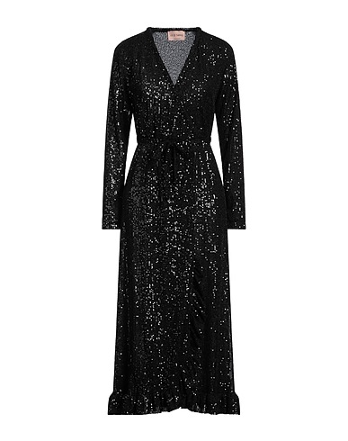 LE TWINS Elegant dress Black 100% Polyamide