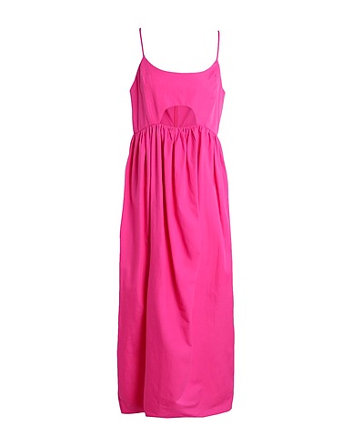 TOPSHOP Long dress Fuchsia 100% Cotton