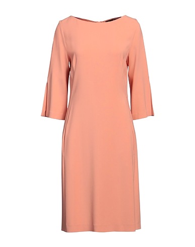 ANTONELLI Midi dress SALMONE 70% Viscose, 26% Acetate, 4% Elastane