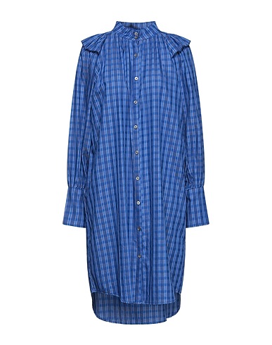 DAWN X DARE Vestito chemisier Blu 100% Viscosa