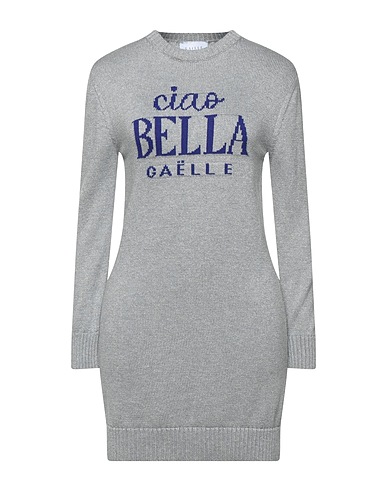 GAëLLE Paris Sheath dress Light grey 50% Wool, 50% Acrylic