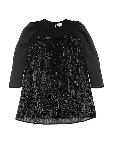 ALETTA Dress Black 94% Viscose, 6% Elastane, Polyester